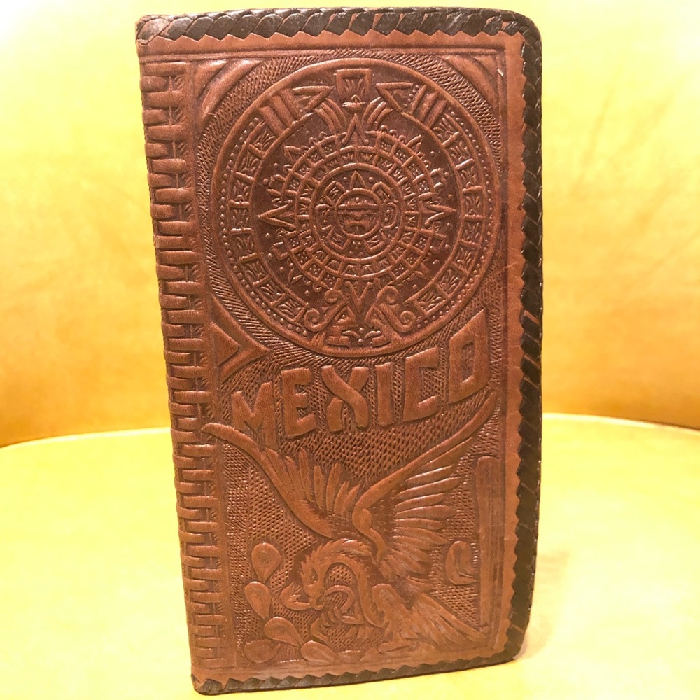 Mexico Vintage leather billfold